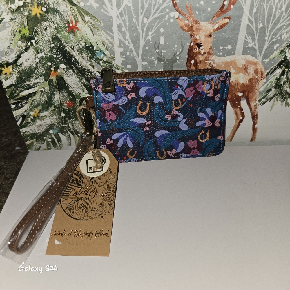 🎄 Catch Fly Studios Ladies Wristet Wallet